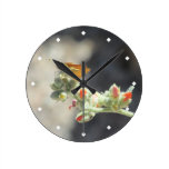 Orange Skipperling Butterfly Clocks
