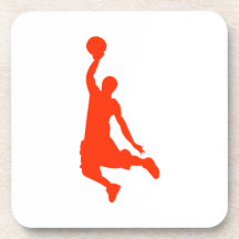 Orange Slam Dunk Drink Coaster