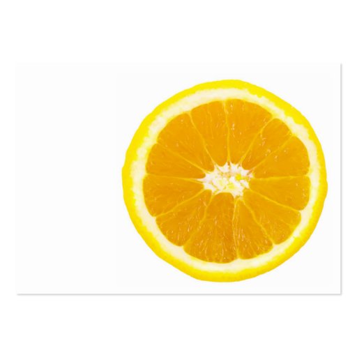orange slice business cards