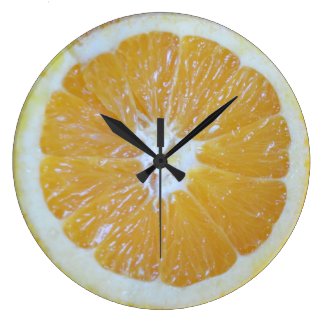 Orange Slice Novelty Clocks