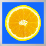 orange slice poster