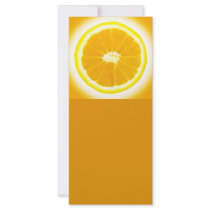 orange slice custom rack card