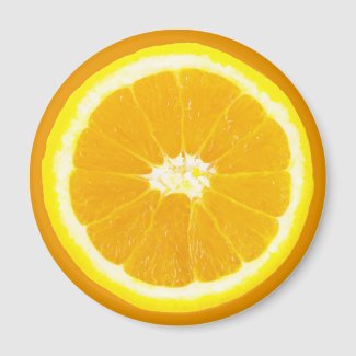 orange slice refrigerator magnets