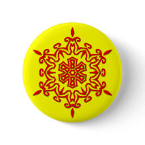 ORANGE SNOWFLAKE ORNAMENT buttons