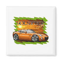 Orange Solstice Coupe Magnet