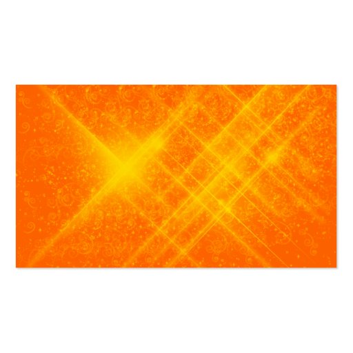 Orange Sparkles Business Card (back side)