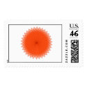 Orange Spectrograph Postage postage by designcreatology Orange Spectrograph Postage postage
