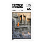 Orange Splash Postage Stamps