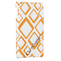 Orange Squares on White iPad Mini Case Template ipad mini cases