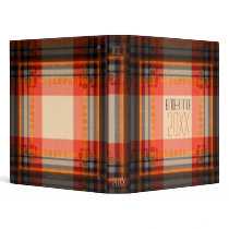 Orange Squarez Binder by Paperstation Orange Squarez Binder