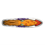 Orange Squiddy Skate Deck