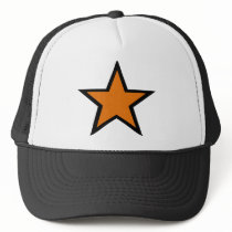 Orange Star design! hats by angeria Orange Star design! hats
