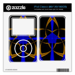Orange Star Fractal iPod Skins