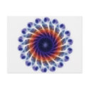 Orange Starfish Blue Ocean Kaleidoscope Art 1 postcards by KaleidoscopeArt Orange Starfish Blue Ocean Kaleidoscope Art 1 postcards