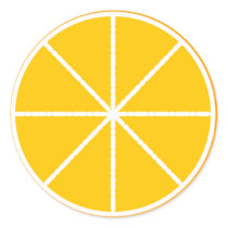 Orange Sticker