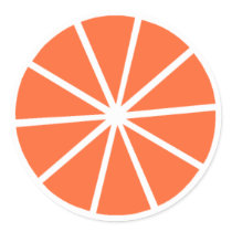 Orange stickers