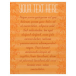 Orange Striped Swirled Flyer
