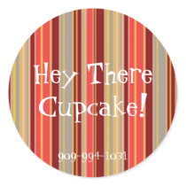 orange stripes stickers