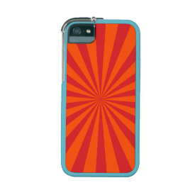 Orange Sun Burst Sun Rays Pattern Case For iPhone 5