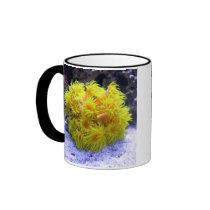 Orange Sun Coral mugs by MenagerieMayhem Orange Sun Coral mugs