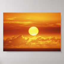 Orange sun posters