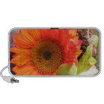 Orange Sunflower Doodle Speaker