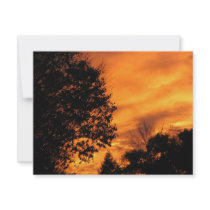 Orange Sunset invitations by crashkin Orange Sunset invitations