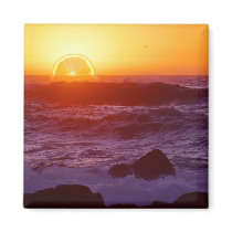 Orange Sunset magnets