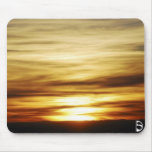 Orange Sunset Mouse Pads