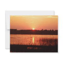 Orange Sunset on the lake invitations by bens555 Orange Sunset on the lake invitations