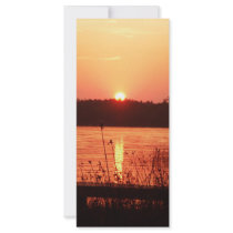 Orange Sunset on the lake rack cards by bens555 Orange Sunset on the lake rack cards