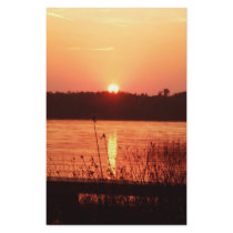Orange Sunset on the lake stationery by bens555 Orange Sunset on the lake stationery