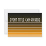 orange swatch custom invitations