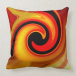 Orange Swirl American MoJo Pillow pillows