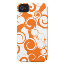 Orange Swirls (iPhone 4/4s case) casemate cases