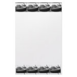 Orange Tabby Cat/Black & White Photography Stationery