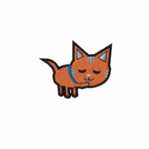 Orange Tabby Cat embroidered shirts by jamiecreates1 Orange Tabby Cat embroidered shirts