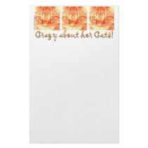Orange Tabby Cat stationery by Incatneato Orange Tabby Cat stationery