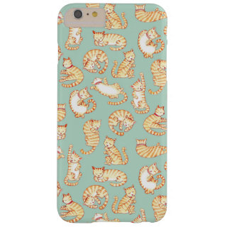 Orange Tabby Cats Barely There iPhone 6 Plus Case