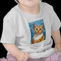 Orange Tabby - William t-shirts