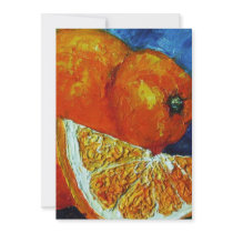 Orange & Tangelo Invitation