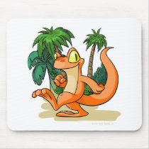Orange Techo on a Mystery Island quest mousepads