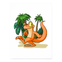 Orange Techo on a Mystery Island quest posters