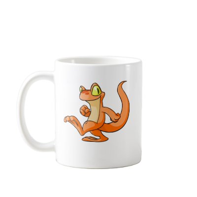 Orange Techo on a quest Mug by neopets