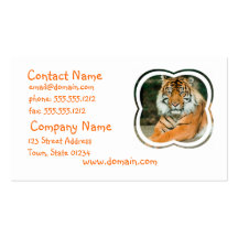 Orange Tiger Business Card