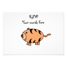 Orange tiger custom invite