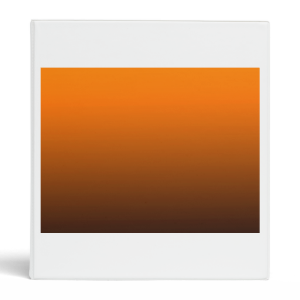 orange top dark bottom gradient custom background binder