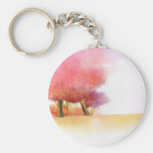 orange tree key chain