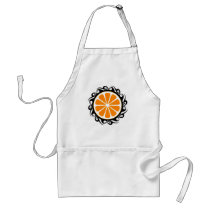 orange. tribal. aprons by asyrum orange. tribal. aprons