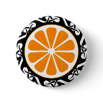 orange. tribal. buttons